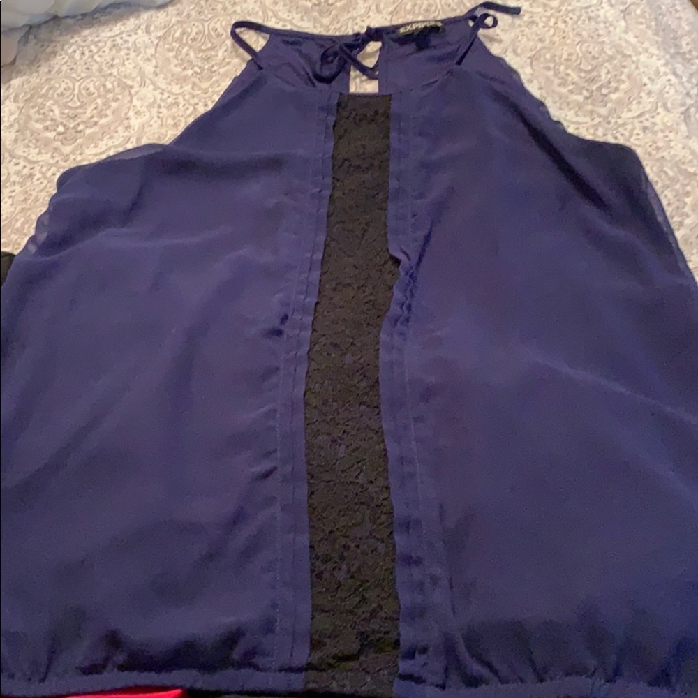Express silky dress shirt